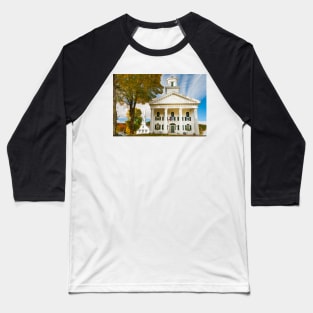 Windham Couty Court House Newfane, Vermont, USA. Baseball T-Shirt